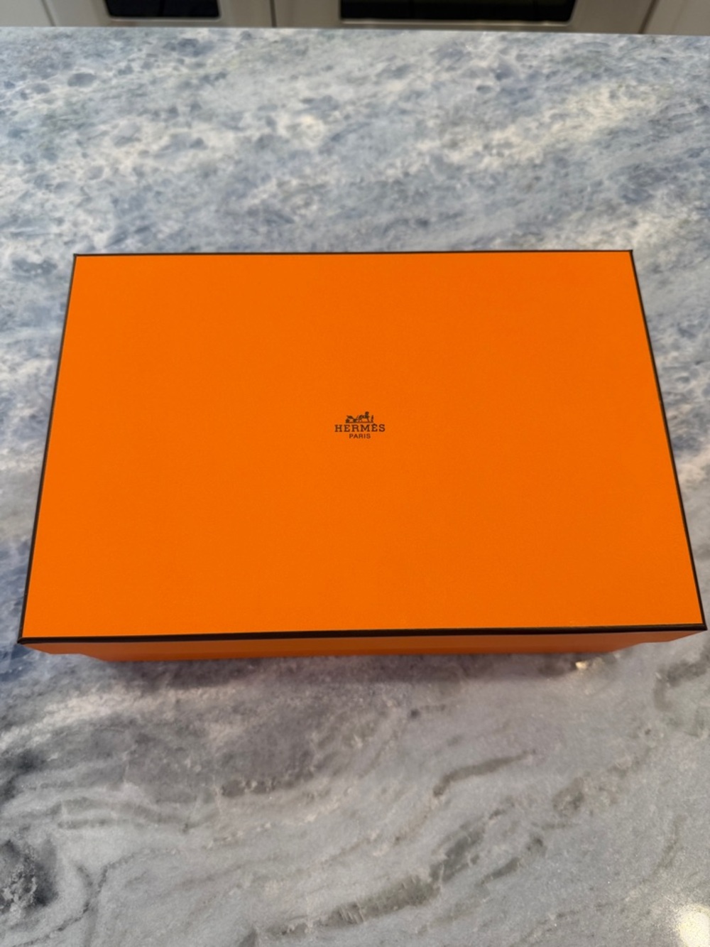 Hermès Signature Orange Shoe Box